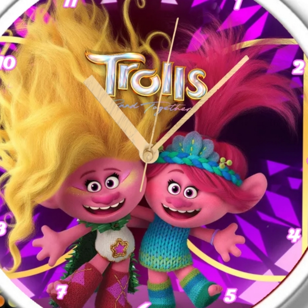 Trolls clock